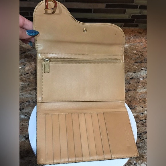DIOR Signature Trotter Canvas/Leather Wallet 😍❤️‍🔥❤️ - Picture 6 of 17